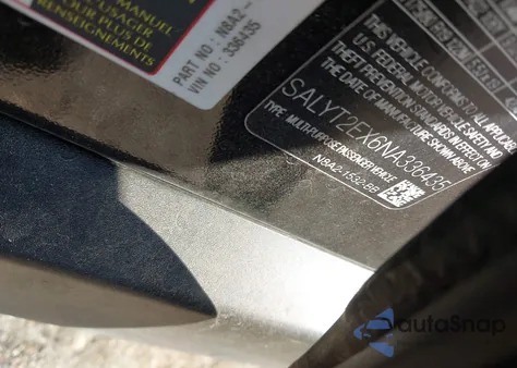 2022 Land Rover Range Rover Velar P250 R-Dynamic S из США, поврежденный, VIN SALYT2EX6NA336435